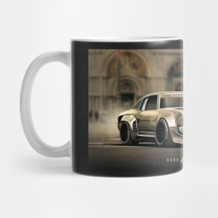 1971 monte carlo Digital design Art print by ASAKDESIGNS. Mug